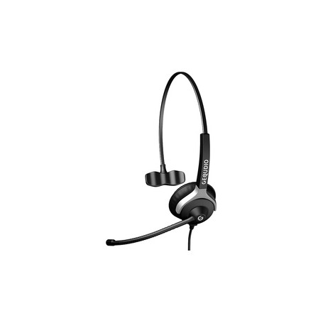 GEQUDIO WA9003 écouteur/casque Avec fil Arceau Bureau/Centre d'appels Noir