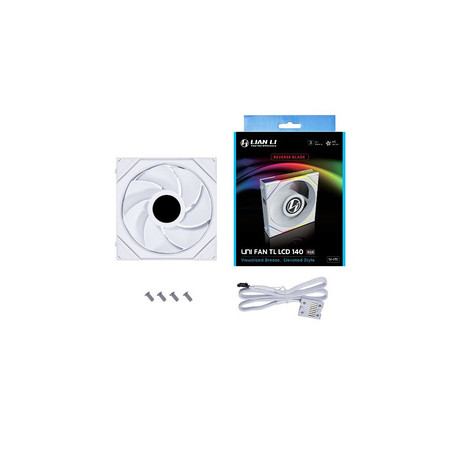 Lian Li UNI FAN TL LCD Boitier PC Ventilateur 14 cm Blanc