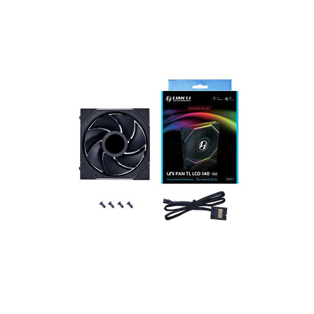 Lian Li UNI FAN TL LCD Boitier PC Ventilateur 14 cm Noir