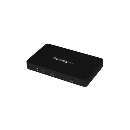 StarTech.com Splitter vidéo HDMI 4K à 2 ports - Répartiteur HDMI 1 x 2 avec boîtier en aluminium