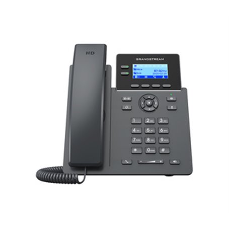 Grandstream Networks GRP2602G téléphone fixe Noir 2 lignes LCD Wifi