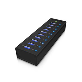 ICY BOX IB-AC6110 USB 3.2 Gen 1 (3.1 Gen 1) Type-B 5000 Mbit/s Noir