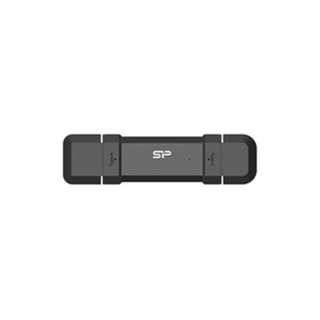 Silicon Power DS72 lecteur USB flash 500 Go USB Type-A / USB Type-C 3.2 Gen 2 (3.1 Gen 2) Noir