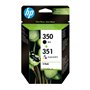 HP 350 (noir) / 351 (trois couleurs) pack de 2 cartouches d'encre authentiques