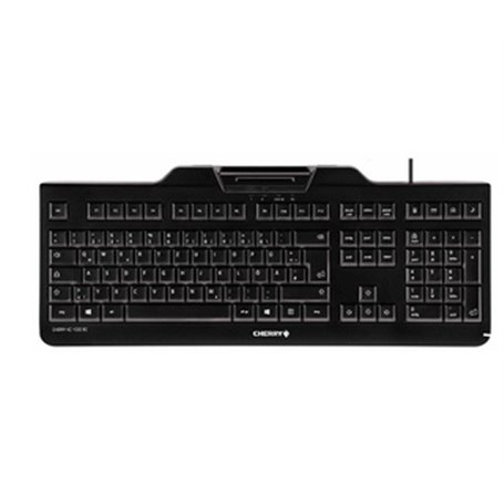 CHERRY KC 1000 SC clavier Universel USB AZERTY Belge Noir