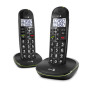 Doro Easy 110 Duo Téléphone DECT Noir