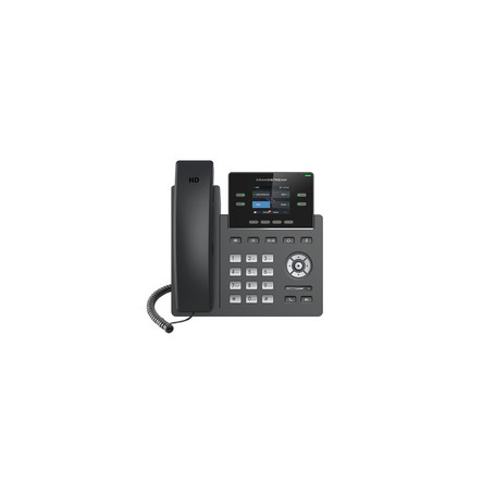 Grandstream Networks GRP2612W téléphone fixe Noir 2 lignes TFT Wifi