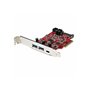 StarTech.com Carte PCI Express USB 5 Ports - Carte PCIe USB 3.2 Gen 2 (10Gbps) avec 1x USB-C & 2x USB-A - 1x IDC 2 Ports (Extens