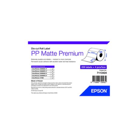 Epson 7113424 étiquette à imprimer Blanc Imprimante d'étiquette adhésive