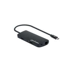 Manhattan 152372 station d'accueil USB 3.2 Gen 1 (3.1 Gen 1) Type-C Noir