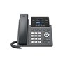 Grandstream Networks GRP2612G téléphone fixe Noir 4 lignes LCD