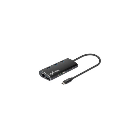 Manhattan 152440 station d'accueil USB Type-C Noir