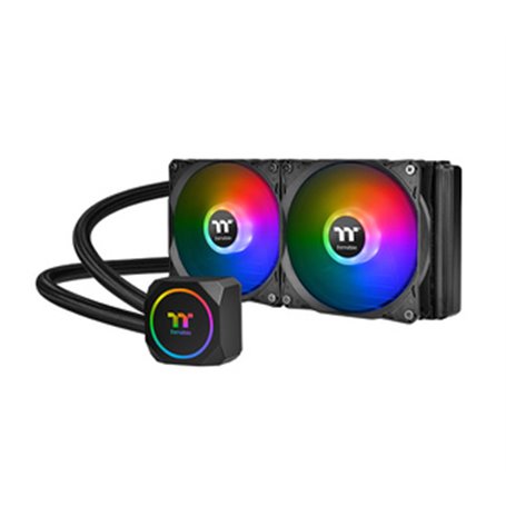 Thermaltake CL-W286-PL12SW-A système de refroidissement dordinateur Processeur Refroidisseur de liquide tout-en-un Noir 1 pièce