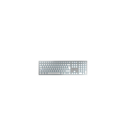 CHERRY KW 9100 SLIM FOR MAC clavier Universel USB + Bluetooth QWERTZ Allemand Argent