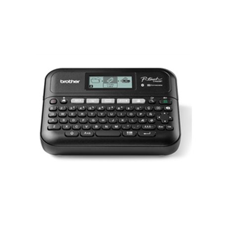 Brother PT-D460BTVP imprimante pour étiquettes Transfert thermique 180 x 180 DPI 30 mm/sec Avec fil &sans fil TZe Bluetooth QWER