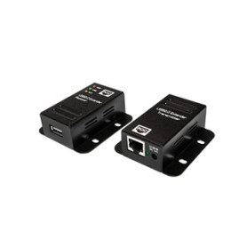 LogiLink UA0267 changeur de genre de câble USB RJ-45 Noir