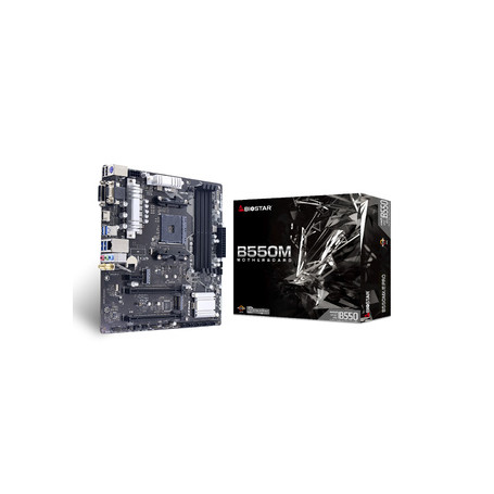 Biostar B550MX/E PRO carte mère AMD B550 Emplacement AM4 micro ATX