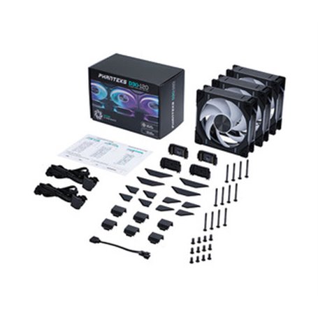 Phanteks D30-120 D-RGB Fan Boitier PC Ventilateur 12 cm Noir 3 pièce(s)