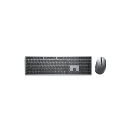 DELL KM7321W clavier Souris incluse Bureau RF sans fil + Bluetooth AZERTY Belge Gris