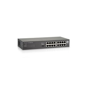 LevelOne GEU-1621 commutateur réseau Gigabit Ethernet (10/100/1000) Gris