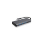 ICY BOX IB-DK4070-CPD Avec fil USB 3.2 Gen 1 (3.1 Gen 1) Type-C Anthracite