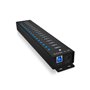 ICY BOX IB-HUB1717-U3 USB 3.2 Gen 1 (3.1 Gen 1) Type-A 5000 Mbit/s Noir