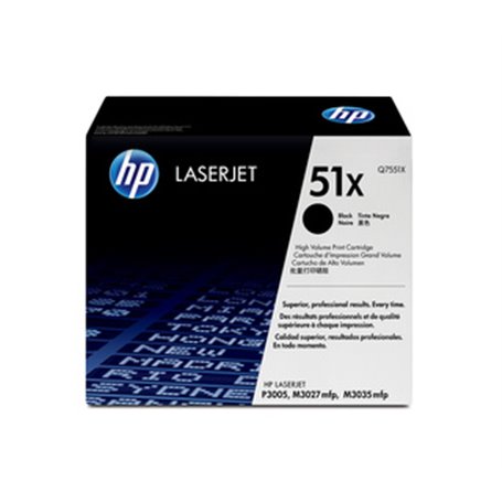 HP 51X toner LaserJet noir grande capacité authentique