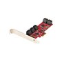 StarTech.com Carte PCI Express SATA 10 ports - Carte Contrôleur PCIe SATA - 6Gbps - ASM1166 Non-Raid - Convertisseur PCI Express