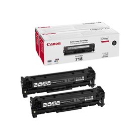 Canon CRG-718 Bk VP Cartouche de toner 2 pièce(s) Original Noir