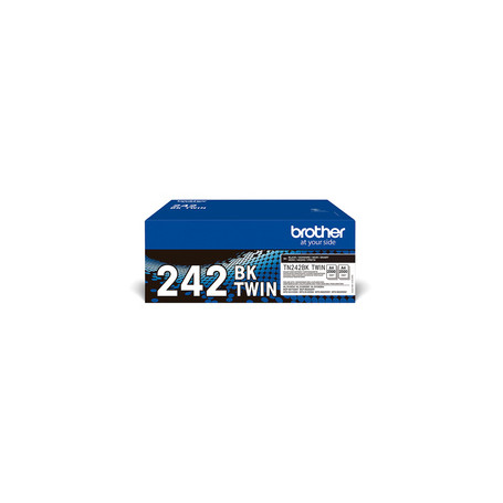 Brother TN-242BKTWIN Cartouche de toner 2 pièce(s) Original Noir