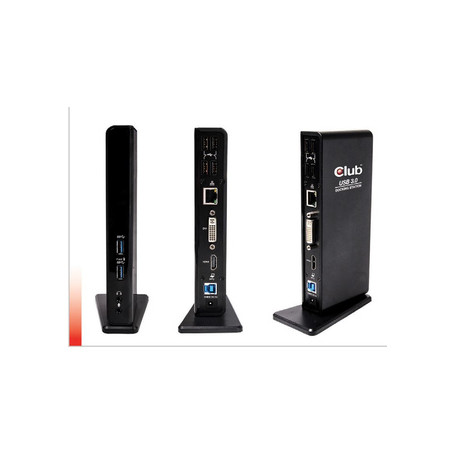 CLUB3D USB Gen1 Type A Dual Display Docking Station