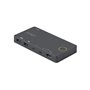 StarTech.com Switch KVM Hybride 2 Ports USB-A + HDMI & USB-C - Écran Unique HDMI 2.0 4K 60Hz - Commutateur KVM Compact HDMI Desk
