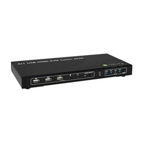 Techly 4x1 USB HDMI KVM Switch 4Kx2K IDATA KVM-HDMI4U commutateur écran