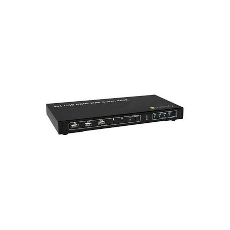 Techly 4x1 USB HDMI KVM Switch 4Kx2K IDATA KVM-HDMI4U commutateur écran