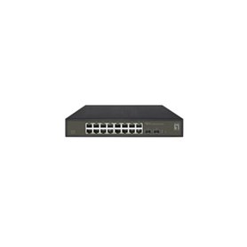 LevelOne GES-2118 commutateur réseau Géré L2 Gigabit Ethernet (10/100/1000) Noir