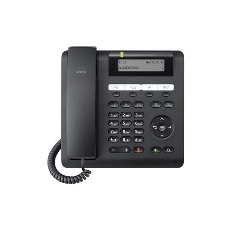 Unify OpenScape Desk Phone CP205 téléphone fixe Noir