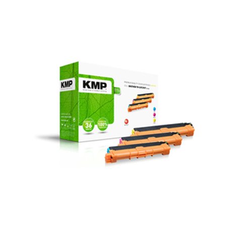 KMP B-T125X Cartouche de toner 3 pièce(s) Compatible Cyan