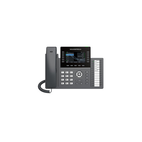 Grandstream Networks GRP2636 téléphone fixe Noir 12 lignes LCD Wifi