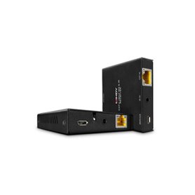 Lindy 38205 extension audio/video Émetteur et récepteur AV Noir