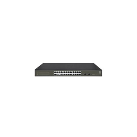 LevelOne GES-2126 commutateur réseau Géré L2 Gigabit Ethernet (10/100/1000) Noir