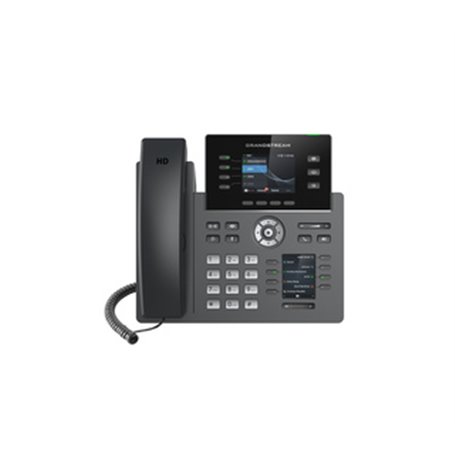 Grandstream Networks GRP2614 téléphone fixe Noir 4 lignes TFT Wifi