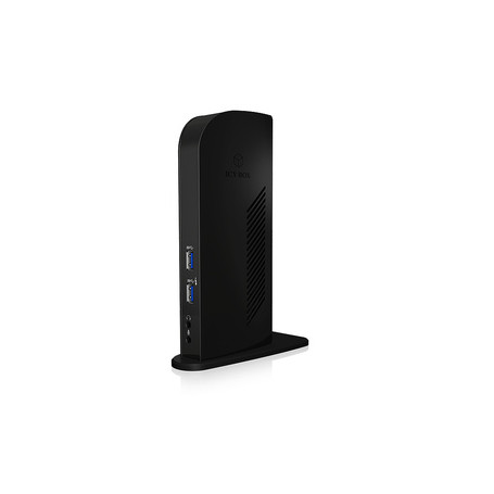 ICY BOX IB-DK2242AC Avec fil USB 3.2 Gen 1 (3.1 Gen 1) Type-A Noir