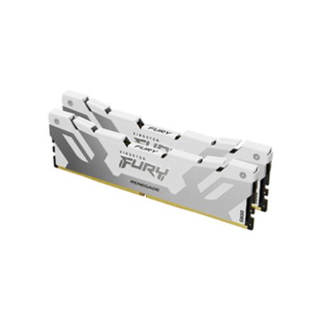 Kingston Technology FURY DIMM DDR5 CL32 32Go 6000 MT/s (kit de 2) Renegade Blanc XMP