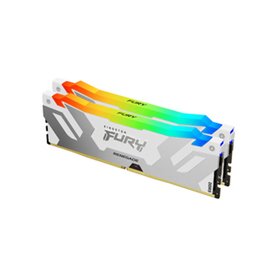 Kingston Technology FURY 32 Go 6000 MT/s DDR5 CL32 DIMM (Kits de 2) Renegade RGB Blanc XMP