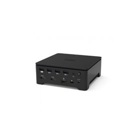 Port Designs 901908-W-EU station d'accueil Avec fil USB 3.2 Gen 1 (3.1 Gen 1) Type-A Noir