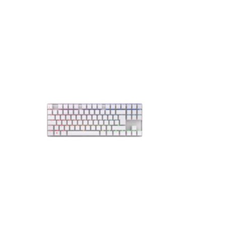 CHERRY MX 8.2 TKL Wireless RGB clavier RF sans fil + Bluetooth AZERTY Français Blanc