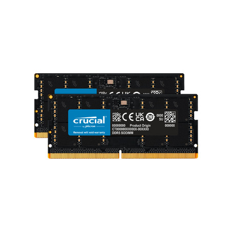 Crucial CT2K32G52C42S5 module de mémoire 64 Go 2 x 32 Go DDR5 5200 MHz ECC