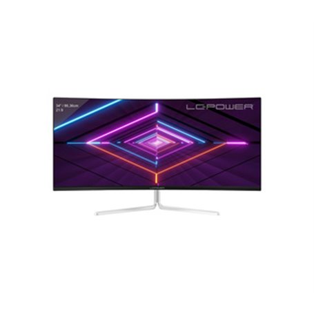 LC-Power LC-M34-UWQHD-100-C-V3 34" LCD UltraWide Quad HD 6 ms Blanc