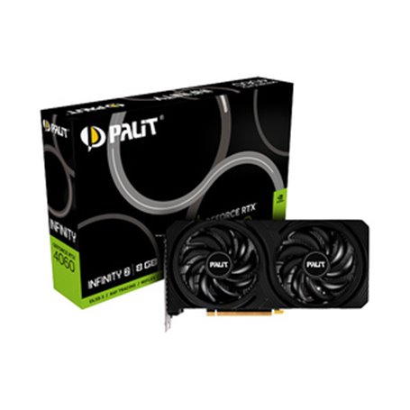 Palit NE64060019P1-1070L carte graphique NVIDIA GeForce RTX 4060 8 Go GDDR6