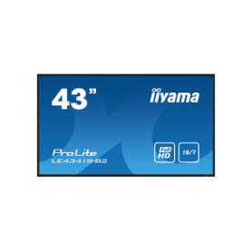 iiyama PROLITE LE4341S-B2 Écran plat de signalisation numérique 108 cm (42.5") LCD 350 cd/m² Full HD Noir 18/7